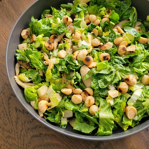 Lauwwarme Salade Met Koolrabi Appel En Macadamias Menuut