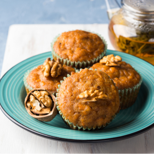 Wortel Walnoot Muffins Menuut