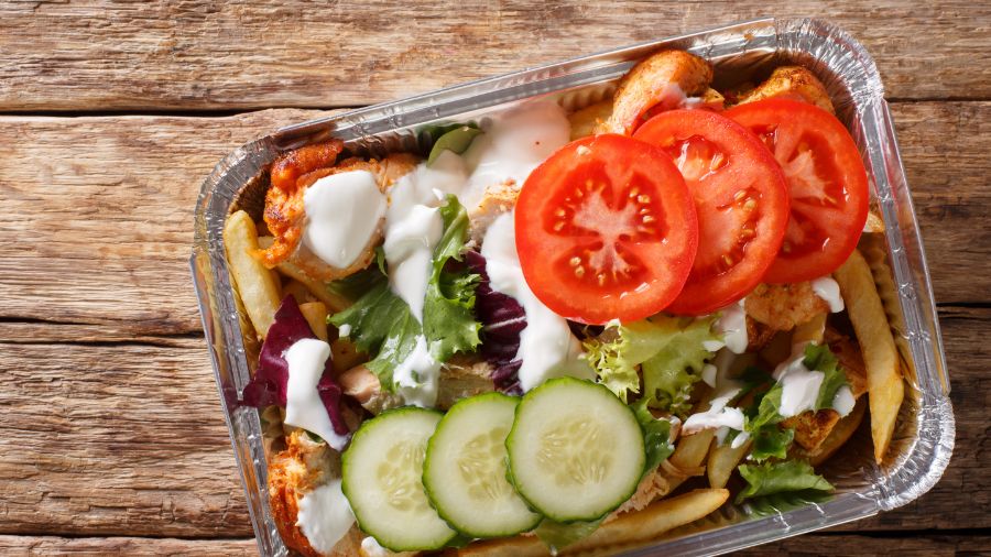 gezonde kapsalon zoete aardappel